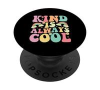 Kind is Always Cool Groovy Daisy Insegnante Gentilezza PopSockets PopGrip Adesivo