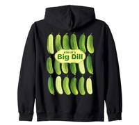 Kind of a Big Dill Pickle Lover Dad Gag Felpa con Cappuccio