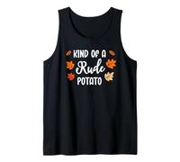 Kind of Rude Potato Sweet Potato Couples Funny Thanksgiving Canotta