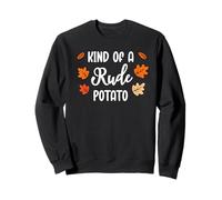 Kind of Rude Potato Sweet Potato Couples Funny Thanksgiving Felpa