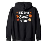 Kind of Sweet Potato Rude Potato Couples Funny Thanksgiving Felpa con Cappuccio
