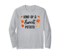 Kind of Sweet Potato Rude Potato Funny Thanksgiving Couples Maglia a Manica