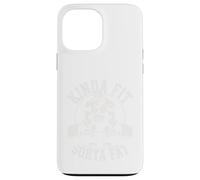 Kinda Fit Sorta Fat Gorilla divertente allenamento palestra sollevamento pesi Custodia per iPhone 13 Pro Max