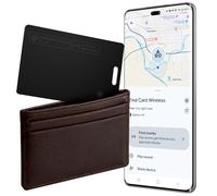 KINDEEP Wallet Tracker Air-Tag Card (per iOS & Android) - Compatibile con Apple Find My & Google Find My, ultra sottile 1,8 mm Bluetooth Tracker, Smart Card Portamonete Finder, IP68 impermeabile