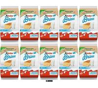 Kinder Brioss, Confezione da 10, 280g Ciascuna, Merendine al Latte,+ key smarter italy shop service
