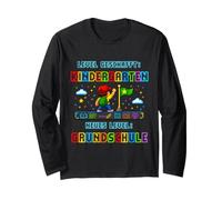 Kinder Bye Bye Kindergarten Geschafft Kita Abgänger Schule Maglia a Manica