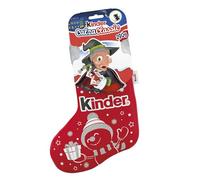 Kinder Calza Rossa - 13 Snack Dolci al Cioccolato Assortiti, Sacco Speciale della Befana, Idea Regalo Epifania, Confezione da 290 gr