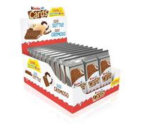 Kinder Cards, Biscotti Ripieni, 30 Pezzi da 25.6 Gr