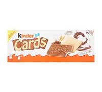 Kinder Cards - Biscotto Ripieno al Latte e Cacao - 10 confezioni da 128g [1,28 kg]