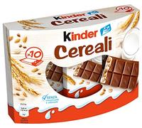 Kinder Cereali, Tavolette di Cioccolato ai Cereali, 10 pezzi da 23.5 Gr