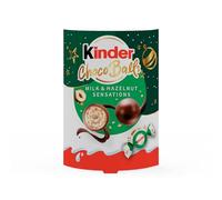 Kinder Choco Balls Nocciole, Cioccolatini al Latte con Ripieno Cremoso e Granella di Nocciole, Idea Regalo, 90 g