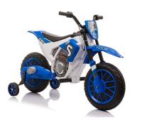 Kinder Cross Auto Elettrico LEAN TOYS 12V 2x35W EVA Bambini Blu