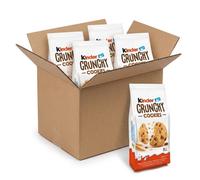 Kinder Crunchy Cookies Biscotti con Pepite al Latte e Cacao 5 Sacchetti gr.136