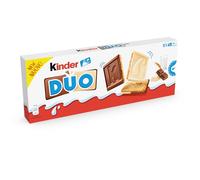 Ferrero Special - Kinder Duo Biscotto Ricoperto di Cioccolato a Latte e Bianco 150 g - Novita 2022