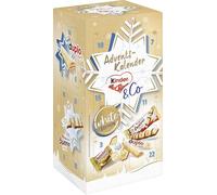 KINDER E CO WHITE CALENDARIO DELL'AVVENTO CON ALL'INTERNO TUTTO CIOCCOLATO BIANCO-PRODOTTO INTROVABILE