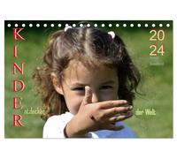 Kinder. Entdecker der Welt (Tischkalender 2026 DIN A5 quer), CALVENDO Monatskalender: Drei und Vier...So sind Wir!