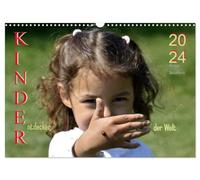 Kinder. Entdecker der Welt (Wandkalender 2026 DIN A3 quer), CALVENDO Monatskalender: Drei und Vier...So sind Wir!
