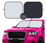 kinder Fluff Certificato Parasole Auto Parabrezza con 99,9% UV Sole Protezzione-210T Riflettenti Tende per parasole auto parabrezza interno 71x79cm Interni Accessori Auto Tendine Parasole Auto 2x(L)