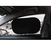 Kinder Fluff Parasole per Auto (4X)- L'unico Parasole Certificato per Cabina di Pilotaggio e Finestrino Dell'Auto per Neonati e Piloti che Bloccare i Raggi UV - Protezione Solare per Aereo e Auto - G