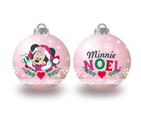 Kinder Kerstballen Minnie Mouse Roze 10St. TOY NUOVO