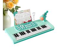 Kinder Keyboard Klavier,37-Tasten Aufladbares Instrument Mit Mikrofon | 2-Spiel-Modi Musikalisches Keyboard Kinder | Für Und Mädchen Zu Weihnachten Und Geburtstag