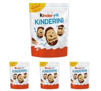 Kinder Kinderini, Biscotti Frollini al Latte e Cacao con Cremosi Decori Gusto Kinder, Ottimi a Colazione, Confezione da 1000 gr