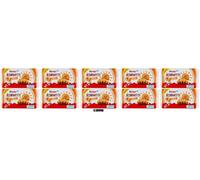 Kinder Kornetti, Cornetti alla Pesca e Albicocca, Confezione da 10, 252 g per Confezione, + key smarter italy shop service