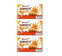 Kinder Kornetti - Croissant alla Pesca e Albicocca Kinder 3 Confezioni da 6 Cornetti