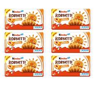 Kinder Kornetti - Croissant alla Pesca e Albicocca Kinder 6 Confezioni da 6 Cornetti