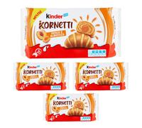 Kinder Kornetti Pesca e Albicocca 4 Confezioni di 6 Cornetti da 42 grammi