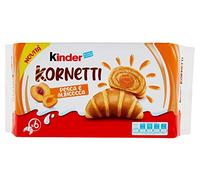 Kinder Kornetti Ripieni alla Pesca e Albicocca Novita Ferrero Cornetti Croissant 252gr