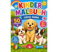 Kinder Malbuch Süsse Hunde
