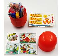 Kinder MAXI sorpresa 1996 YOGI bear ELICOTTERO Yoghi Bubu -BPZ stickers guscio