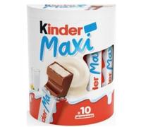 Kinder Maxi Tavolette di Cioccolato, 210g, Confezione da 10 Pezzi, Formato Bar e Rivendite