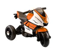 Kinder Motorrad Elettrico 2x35W LED MP3 USB LEAN TOYS Arancione