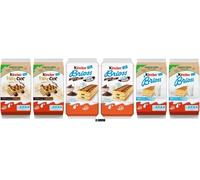 Kinder Pan e Cioc e Brioss, Assortimento di Merendine al Latte e Cioccolato, Confezione da 6, 290g,+ key smarter italy shop service