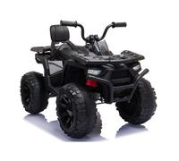 Kinder Quad Elettroauto 24V 2x200W EVA LED MP3 Nero Miniquad