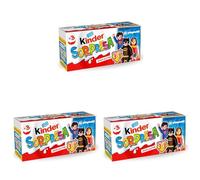 Kinder Sorpresa - Set di 9 Uova di Cioccolato al Latte con Sorpresa, Ogni Uovo Contiene un Gioco Unico, Senza Glutine, Snack Dolce Ottimo per Merenda, Confezione da 60 gr