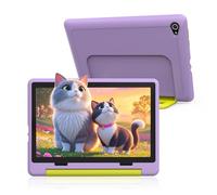 Kinder Tablet 10 Zoll Android 15 Tablets für Kinders Kids Tablet PC Octa-Core 20 GB RAM 64 GB ROM 1TB Erweiterbar 1280x800 HD-Touchscreen 5MP+8MP Parental Control 5000mAh WiFi BT Schutzhülle (Viola)