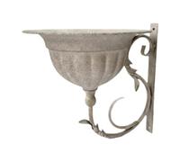 KinderCoring Flower Pot Planter Vaso Ferro Vintage Cesto da Giardino Ornamentale Porta Pianta Parete Elegante Adatto per Balcone Patio Cottage Casa Regalo Inaugura, 26x32 Cm