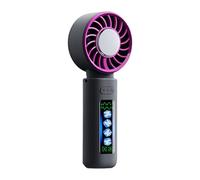 KinderCoring Ventilatore Portatile, Mini Ventilatori Pieghevoli con Velocità Regolabile, Ventilatori per Rinfrescare La Casa E per La Pesca, Grigio