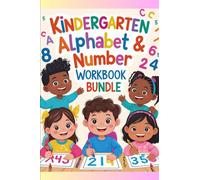 Kindergarten Alphabet & Number Workbook Bundle: alphabets tracing, Numbers tracing, fun learning, engaging, kindergarten, early home schooling