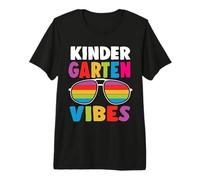 Kindergarten Back To School Sunglasses Vibes Retro First Day Maglietta Premium