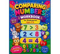 Kindergarten Comparing Numbers: Less Than More Than Math Practice Worksheets. Single Digits 0-9. Ages 5-6.