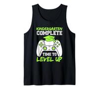 Kindergarten Complete Time To Level Up Kids Shirt Graduazione Canotta