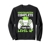 Kindergarten Complete Time To Level Up Kids Shirt Graduazione Felpa