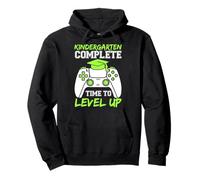 Kindergarten Complete Time To Level Up Kids Shirt Graduazione Felpa con Cappuccio