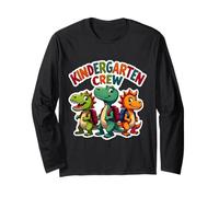 Kindergarten Crew Dinosaur Lover T-Rex Dino Torna a Scuola Maglia a Manica