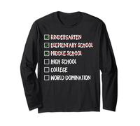 Kindergarten Elementary School Middle School 2026 Graduation Maglia a Manica