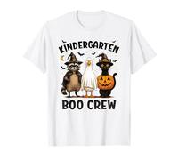 Kindergarten Grade Boo Crew Costume di Halloween Maglietta